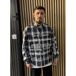 CAMICIA SCRIPTURE BLACK