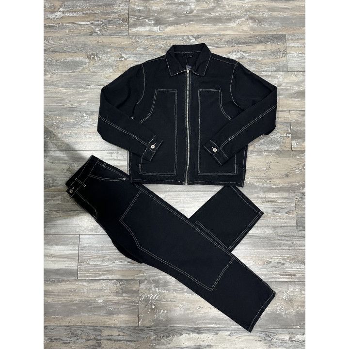 COORDSET BLACK ZIP